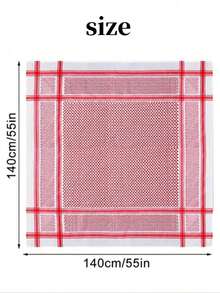 2 件阿拉伯风格男士头巾，中东风格头巾披肩，含 1 条纯色内围巾，涤纶波西米亚头巾，适合所有季节（默认内围巾有轻微瑕疵）