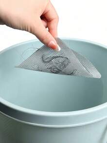 10-100 piezas Filtros desechables para cubrir desagües, Atrapapelos para desagüe de ducha, Pegatinas filtro para desagüe de fregadero, Cubierta de malla para desagüe de ducha, Tapón para pelo de desagüe de fregadero, Suministros escolares con autoadhesivo - Gris - Ver 11
