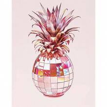 1pc Fashion Pink Disco Lemon Grape Apple Cherry Strawberry Poster Print Fashion Wall Art Picture Decor Paintings In Living Rooms, Bedrooms, Dining Rooms Optional Frames Modern Posters, Wall Arts, Canvas Paintings, And Reusable Frames ,Wall Art With Frame - Multicolor - View 32