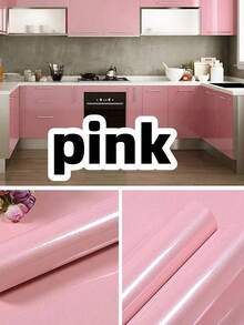 1 Rollo de papel pintado autoadhesivo para renovación de muebles, impermeable y grueso, con efecto de perla, para gabinetes de cocina, armarios, papel tapiz de unicolor de PVC, papel tapiz extraíble, paneles de pared, papel tapiz, artículos de decoración de primavera para refrescar su hogar, pegatinas de decoración Rama - Multicolor - Ver 22