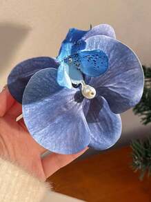 1 Stück Haarclip für Frauen mit Phalaenopsis-Motiv, ideal für Fotoshooting, Haarclips für Strandurlaub, Haarschmuck und Kopfschmuck-Haarklammern, Haarspangen