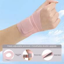 1pc Unisex Slim & Adjustable Wrist Brace: Carpal Tunnel Support, Breathable And Lightweight For Sports And Daily Wear