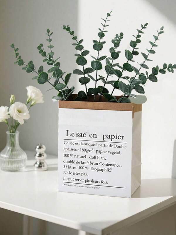 10 piezas/Paquete Hojas de eucalipto decorativas, decoración de boda Hojas de eucalipto artificiales Follaje