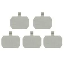 5pcs/Set Matte Transparent Card Phone Case Back Fixed Clips, Universal Phone Strap Tether Connector