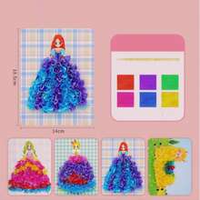 Princess & Fairy DIY Sticker Art Kit - Creative Handcrafted Illustration Set For Girls, Includes Graffiti Toys, Coloring Books & Dress-Up Activities | Educational Crafts, Birthday Gifts & Party Favors - Multicolor - View 12
