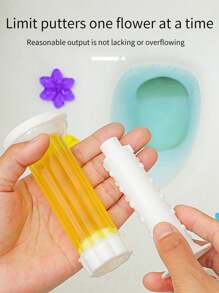 Petit parfum de fleurs pour toilette Nettoyant déodorisant pour toilette Gel parfumé aux fleurs pour déodoriser les toilettes Gel de nettoyage parfumé aux fleurs pour les toilettes Esprit de nettoyage parfumé pour les toilettes Désodorisant désincrustant pour les toilettes (modèles neufs et anciens envoyés au hasard)