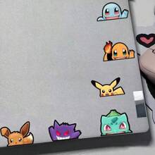 pokemon Pokemon Pikachu Stickers - 6 Fun Designs For Cars Motorcycles Backpacks And Car Window Decals Perfect For Fans Vehicle Decoration And Adding A Playful Touch To Your Style