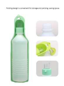 1pc Pet Supplies Waterer Outdoor Portable Feeding Water Bottle Drinking Bottle Pet Water Cup Outdoor Carry Cup Drinking Bottle