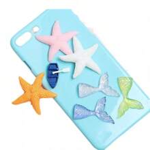 5pcs Creative Starfish Series Fridge Magnets, Interesting Home Decor Magnetic Stickers For Office Whiteboard, Living Room, Kitchen, Dishwasher, Cabinet, Variety Of Colors, Weekly Special