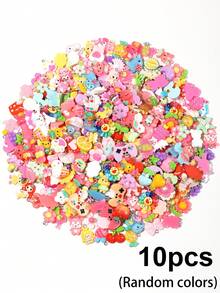 10/30/50pcs Random Resin Accessories Set (No Duplicate Style), Creative And Cute Cartoon DIY Decorations, Multiple Colors, Styles And Designs, The More Quantity The More Varied Styles, Can Be Used As Keychain, Necklace, Bracelet, Dust Plug And Other Pendant Decorations, Great Small Christmas Gift Ideas Bag Accessories Lanyards With Id Holder Car Accessories Bag Charms