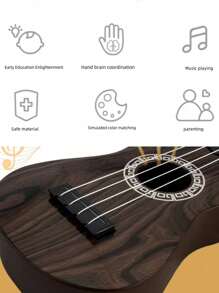 Ukulele in grado di suonare come una chitarra, giocattolo musicale per l'educazione precoce dei bambini, regalo per compleanni e festività