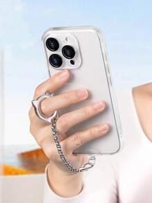 1 Piece Metal Ring Phone Lanyard Lobster Clasp Detachable Hanging Hook, Durable Anti-Lost Phone Accessory