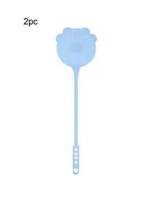 2 hoặc 4 vợt đập ruồi, vợt đập ruồi bằng nhựa lưới dày, vợt đập muỗi dùng trong gia đình vào mùa hè có tay cầm dài, dùng để vệ sinh ký túc xá và các dụng cụ vệ sinh khác. - Nhiều màu - Xem 13