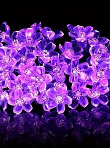 1 Stück 100 LED/50 LED/20 LED Solar-Lichterkette, 8 Beleuchtungsmodi, wasserdicht, für Außengarten, Zaun, Weihnachtsbaum, Zuhause, Rasen, Hochzeit, Terrasse, Pavillon Dekoration