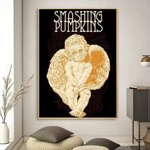 1/6pcs "Smashing Pumpkins" Poster Poster Art Print Bar Living Room Furniture Decoration High Quality Living Room, Bedroom, Dormitory, Kitchen Wall Art, Wall Aesthetic Decoration Frameless ,Wall Art With Frame - Multicolor - View 32