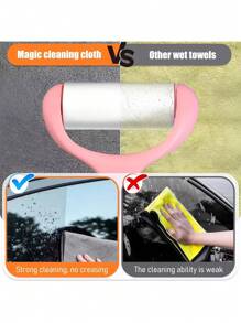 10/5pcs Magic Microfiber Cleaning Cloths - Streak-Free, Lint-Free For Glass & Mirrors, Ideal For Home Use, Kitchen, Bathroom, Car & Outdoor