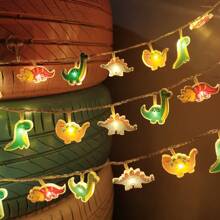 1 Stück 10/20 LED Acryl Tier & Dinosaurier Themen Dekorative Lichterkette, romantische Lichterkette für Zuhause, Kinderzimmer, Geburtstag, Feiertage, Schlafzimmer Dekoration
