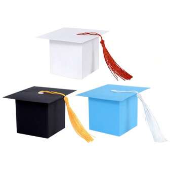 5/10Pcs Graduation Cap Gift Box Candy Chocolate Packaging Boxes Bags 2025 Graduation Party Decoration Favors Supplies Grad