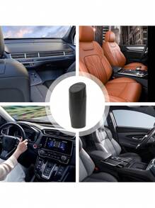 Car Trash Can With Lid - Car Trash Bin Cup Holder - Black Mini Leak-Proof Vehicle Garbage Bin Trash Can With 15pcs Garbage Bags - Front & Back Seat Car Accessories Organizer And Storage