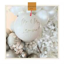 Vinyl Sticky Labels, Custom & Personalised, Labels For Balloons Boxes Signs, Birthdays Christmas Celebrations Parties Weddings Etc[ Balloons Not Included ], Multi-Functional, Durable, Ornamental, Reusable, Exquisite, Stylish, High-Quality, Colorful, Modern, Custom, Personalized, Unique, Ideal Gifts For Him For Valentine's Day, For Mother's Day, For Birthdays, For Father's Day, For Graduation, For Weddings, For Housewarming