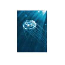 1 Pc Optional Frame Posters Wall Arts Seascape Underwater World Diving Poster Jellyfish Wall Art Nordic Canvas Prints Paintings Home Decor Wall Pictures ,Wall Art With Frame