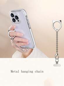 1 Piece Metal Ring Phone Lanyard Lobster Clasp Detachable Hanging Hook, Durable Anti-Lost Phone Accessory