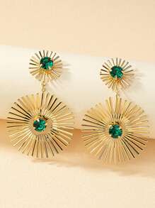 1 Paar sommerliche, einzigartige Sonnenblumen-Hängeohrringe, hochwertiges Design Schmuck