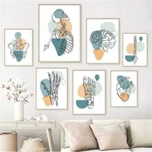 1 Pc Optional Frame Posters Wall Arts Abstract Medical Anatomy Heart Teeth Skeleton Wall Art Canvas Painting Nordic Posters And Prints Wall Pictures For Clinic Decor ,Wall Art With Frame