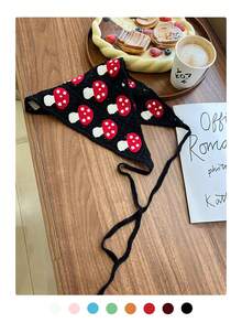 1 件万圣节派对鬼/蜘蛛网蜘蛛南瓜蝙蝠恶魔头带，个性化小众暗黑风格针织头带，适合女性，春夏配饰，复古法式甜美防晒花卉头巾头巾