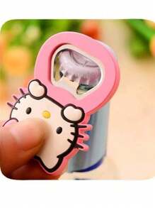 Sanrio 1Pc Hello Kittys Mymelody Cute Cartoon Silicone Wine Opener Pink Girly Heart Beer Bottle Opener(Some Parts May Be Random)