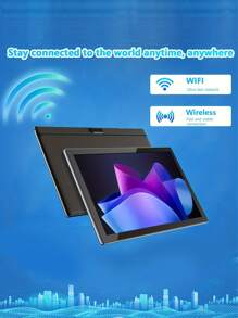 Coopers YQ10S Max Android 15 Tablet 10 Inch, RK3562 4-Core 2.0Ghz/6GB RAM 128GB ROM/2.4G+5G WiFi+WiFi 6/BT 5.0/FHD IPS Screen/2MP+5MP Dual Camera/Type-C/6000mAh/Supports 1TB SD Expansion/With Keyboard, Mouse, Stylus, Protective Case, Protective Film (No Adapter)