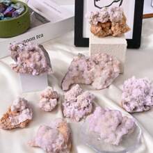 1 Stück unregelmäßiges violettes Mineralien Exemplar - geeignet für Haus Dekoration, Aquarium Dekoration - die bevorzugte Sammlung für Mineralien Liebhaber - das perfekte Geschenk für Feiertage
