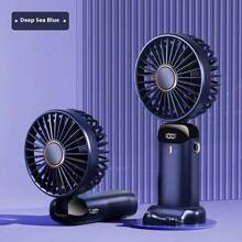 Restez au frais en déplacement : petit ventilateur portatif USB - portable et rechargeable pour les étudiants et le bureau (800 mAh, grande batterie, utilisation longue durée)