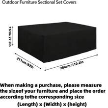 1pc 210D Oxford Cloth Dust Cover,Waterproof Cover,A Cover Suitable For Waterproofing And Preventing Leaf Drop On Household Outdoor Furniture