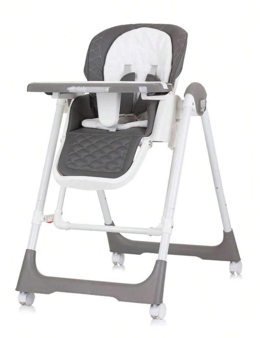 Chipolino-Granite MILK SHAKE 2-In-1 High Chair Swing - Maroon - View 1
