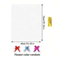 20pcs Big Cellophane Gift Bag With Colorful Bow And Kink, Big Packing Bag For Fruit Basket Packing, Graduation Season, Outdoor Picnic, Birthday, Party Gift Bag - Transparent - View 18