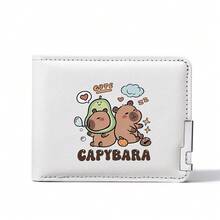1pc Original Design Cute Capybara Print Men's Wallet PU Leather Multi-Card Slot Credit Card Holder For Men Mini Wallet Purse Wallet Men Wallet Leather Small Wallet Cute Wallet - Multicolor - View 10