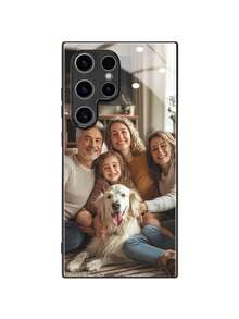 1pc Customized Photo & Signature Black Shockproof Phone Case For S25 Ultra/S25 Plus/S25, S24 Ultra, 11/11 Pro/11 Pro Max, 12/12 Pro/12 Mini/12 Pro Max, 13/13 Pro/13 Pro Max/13 Mini, 14/14 Plus/14 Pro/14 Pro Max, 15/15 Plus/15 Pro/15 Pro Max, 16/16 Plus/16 Pro/16 Pro Max 16E, Redmi And Other Android Phone Models - Black - View 6