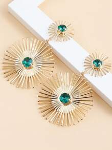 1 Paar sommerliche, einzigartige Sonnenblumen-Hängeohrringe, hochwertiges Design Schmuck