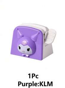 Sanrio 1 pièce Distributeur de dentifrice Hello chat, facile à presser et enrouler. Support pour dentifrice et nettoyant visage pour la maison, le dortoir et les voyages. Sans pile requise (certaines pièces peuvent être aléatoires). Rentrée scolaire
