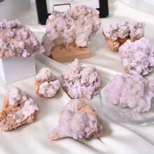 1 Stück unregelmäßiges violettes Mineralien Exemplar - geeignet für Haus Dekoration, Aquarium Dekoration - die bevorzugte Sammlung für Mineralien Liebhaber - das perfekte Geschenk für Feiertage