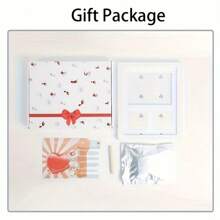 1-Piece Dog, Cat, And Pet Paw Print Souvenir Set And Photo Frame Souvenir - Premium Wooden Photo Frame, Paw Print Clay Mold, And Additional Template, Gift Souvenir (Random Color)