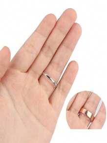 8 Stücke unsichtbare Ringgrößenadapter, transparenter Ringsatz mit Größe 4 Adaptern für zu weite Ringe, perfekt für Hochzeiten und Outdoor-Aktivitäten, passt auf alle Größen