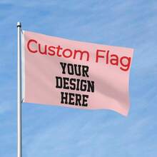 1 件装定制个性化旗帜横幅，多种尺寸可选，高清定制图片横幅设计，可印制您的图片，趣味旗帜挂毯海报，易于清洁，装饰美观，时尚现代，可定制，个性化，图形印刷，圣诞礼物用品，派对装饰 - 全自訂 - 查看 3