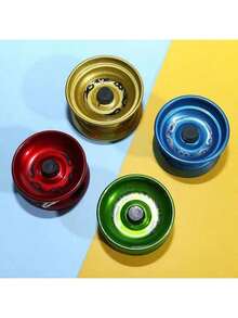 1件/2件礼品旋转悠悠球合金魔术悠悠球特技悠悠球时尚运动双层ABS可调节随机发货