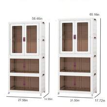 Bộ nguồn 31,5 inch! Tủ lưu trữ bằng nhựa có thể gập lại này có thiết kế nhiều lớp, giúp bạn dễ dàng cất giữ quần áo, đồ ăn nhẹ và đồ chơi. Không cần dụng cụ, có thể lắp ráp nhanh bằng tay; Gấp nhẹ nhàng khi không sử dụng, tiết kiệm không gian ngay lập tức. Thiết kế chống bụi hoàn toàn kín, đảm bảo đồ dùng sạch sẽ và gọn gàng. Cho dù đó là phòng ngủ, ký túc xá hay tủ quần áo, đều có thể được điều chỉnh hoàn hảo, giúp việc cất giữ trở nên đơn giản và không gặp rắc rối! Bộ sắp xếp ngăn kéo Quay lại trường Du lịch Thiết yếu Trang trí phòng, Trang trí nhà cửa, Trang trí phòng ngủ Tổ chức lưu trữ và lưu trữ Đồ giữ chó con Váy Quần đùi Vỏ điện thoại Bikini Váy mùa hè cho nữ Váy Váy mùa hè Váy Móng tay Quần jean Áo Váy trắng Váy cho nữ - trắng - Xem 4