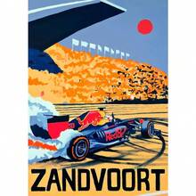 1PC National Landscape Architecture Racing Competition Posters Prints Canvas Painting Pictures Home Living Room Decor Gift Wall Arts Optional Frame ,Wall Art With Frame - Multicolor - View 112