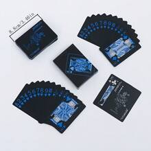 1 pièce -Cartes à jouer imperméables, cartes à jouer en plastique, un jeu de cartes à jouer, cartes à jouer cadeaux de Noël, cadeaux d'Action de grâce, cadeaux de jeu, très jolie décoration, bonne qualité