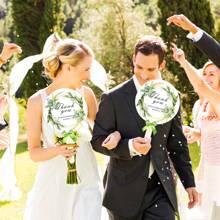 10pcs Paper Hand Fans, Wedding Gift Party Decor, Bridal Shower Birthday Party Favor, Suitable For Wedding Ceremony, Bridal Shower Memento, Wedding Reception Decoration