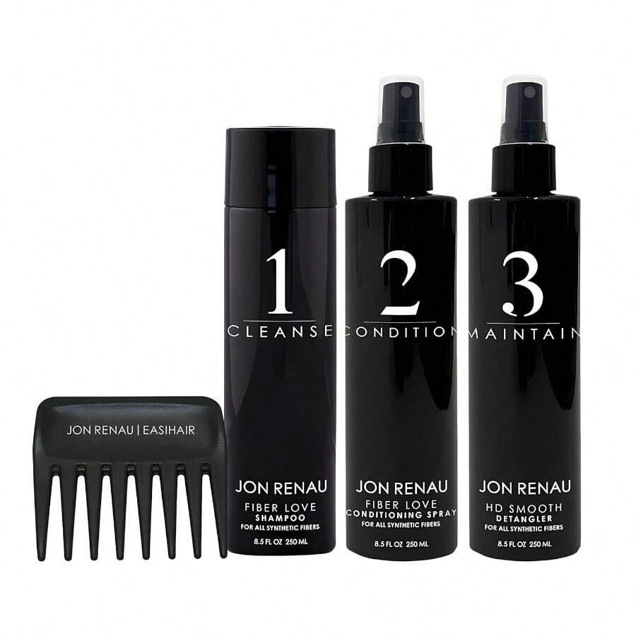 Jon Renau Synthetic Hair Treatment Kit 4pc Kit Synthetic Wigs Care Products - 8.5FlOz(Packof4) - View 1